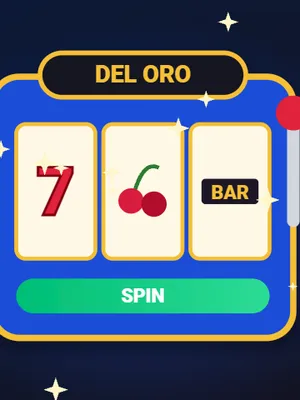 Deloro – automaty Deloro – ilustracja automatu z bębnami 7, wiśnie i BAR